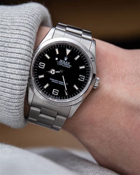 rolex explorer 14270 cordovan|Rolex explorer reference 14270.